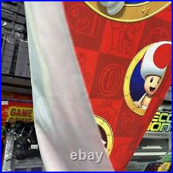 1/1 RARE AUTHENTIC Nintendo Mario NYC Store Display Banner Cloth