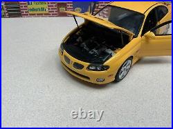 1/18 GMP 2005 GTO 6.0 LItre YELLOW VERY RARE, Used Store Display Bad Box