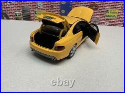 1/18 GMP 2005 GTO 6.0 LItre YELLOW VERY RARE, Used Store Display Bad Box