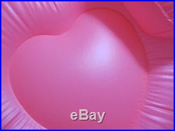 (1) Pre-owned Victoria's Secret PINK Inflatable Blow Up Heart Store Display RARE