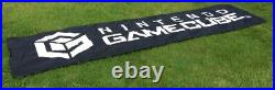 12ft RARE STORE DISPLAY Nintendo Gamecube Fabric Advertising Sign Vintage BANNER