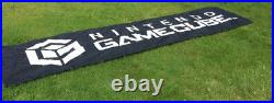 12ft RARE STORE DISPLAY Nintendo Gamecube Fabric Advertising Sign Vintage BANNER