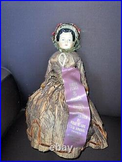 1860's Rare Goodwin Clockwork Walking Doll 1st Place AWARD WINNER 12