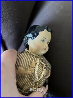 1860's Rare Goodwin Clockwork Walking Doll 1st Place AWARD WINNER 12