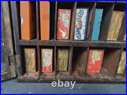 1930s 40s Guitar Store String Display Retro-Cool Vintage Case Candy RARE
