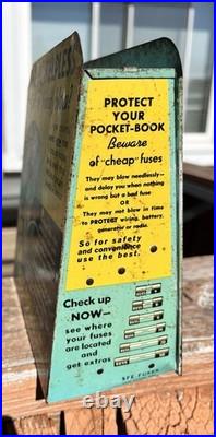 1950's Buss Fuses Countertop Store Display Gas Oil ORIGINAL FUSES RARE