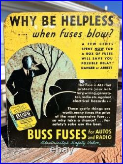 1950's Buss Fuses Countertop Store Display Gas Oil ORIGINAL FUSES RARE