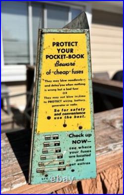 1950's Buss Fuses Countertop Store Display Gas Oil ORIGINAL FUSES RARE