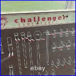 1950's Challenger Tools General Hardware Store Tool Display Rare Co. Closed'63