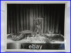 1963 Baccarat Crystal Advertising Photo Mid Century Modern Store Display RARE #3 1963 Baccarat Crystal Advertising Photo Mid Century Modern Store Display RARE #3