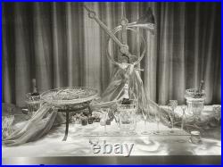 1963 Baccarat Crystal Advertising Photo Mid Century Modern Store Display RARE #3