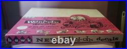 1963 Ultra RARE Weird-Ohs Decals Store Display + Banner & Shipping Box Model Kit
