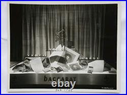 1964 Baccarat Crystal Advertising Photo Mid Century Modern Store Display RARE #6