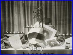 1964 Baccarat Crystal Advertising Photo Mid Century Modern Store Display RARE #6