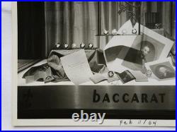 1964 Baccarat Crystal Advertising Photo Mid Century Modern Store Display RARE #6 1964 Baccarat Crystal Advertising Photo Mid Century Modern Store Display RARE #6