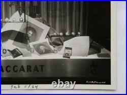 1964 Baccarat Crystal Advertising Photo Mid Century Modern Store Display RARE #6