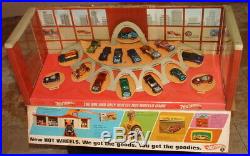 1968 Hot Wheels Red Line 16 Car Store Display With Original Rare Flap Beautiful