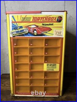 1970 Matchbox Superfast Store Display 84 Slots All Original Rare