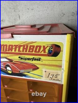 1970 Matchbox Superfast Store Display 84 Slots All Original Rare