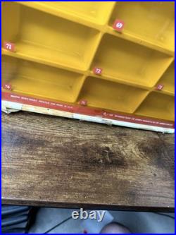 1970 Matchbox Superfast Store Display 84 Slots All Original Rare