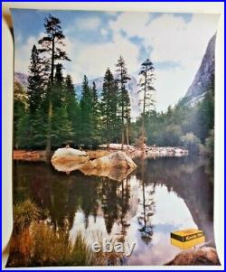 1970's Rare Kodak Film Transparent Store Display Ad Mylar Lake Mount Scene 178