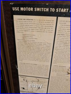 1973 Huge MOTION LIGHT Timex Watch Store Display Case Cabinet Vtg Rare Sign Ad