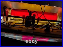 1973 Huge MOTION LIGHT Timex Watch Store Display Case Cabinet Vtg Rare Sign Ad