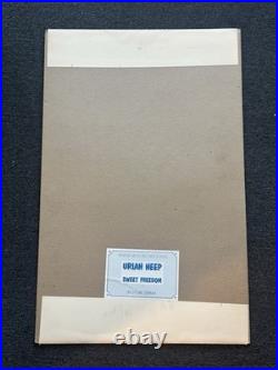 1973 Uriah Heep Sweet Freedom SEALED Warner Bros Record Store Display Promo Rare 1973 Uriah Heep Sweet Freedom SEALED Warner Bros Record Store Display Promo Rare