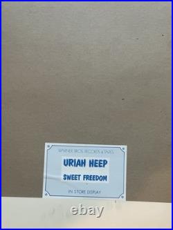 1973 Uriah Heep Sweet Freedom SEALED Warner Bros Record Store Display Promo Rare 1973 Uriah Heep Sweet Freedom SEALED Warner Bros Record Store Display Promo Rare