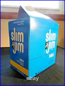 1978 Slim Jim store Display Box RARE Walter Payton Chicago Bears withcard MSA NICE