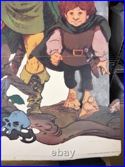 1978 The Lord Of The Rings Soundtrack Advertising Store Display Standee RARE
