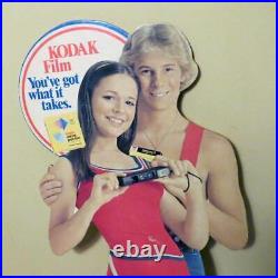 1979 Kodak Camera Film Cardboard Sign Store Display 22 With Kim Crosby Rare