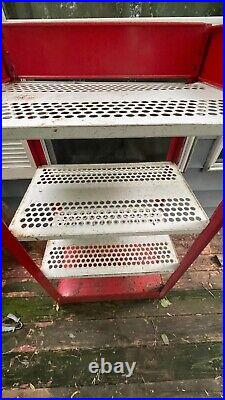 1980s Coca-Cola Store Display Metal Shelving Unit RARE motivated seller