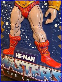 1980s Rare Vintage He-Man Masters Of The Universe MOTU Hanging Store Display