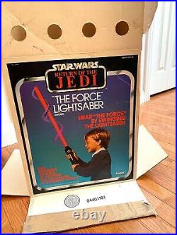 1982 Star Wars Kenner ROTJ Lightsaber Store Display Advertising Vintage Rare