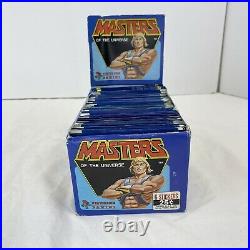 1983 MOTU STICKERS Sealed Panini Mattel RARE 100 Pack Lot in Store Display Box