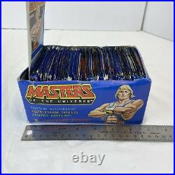 1983 MOTU STICKERS Sealed Panini Mattel RARE 100 Pack Lot in Store Display Box