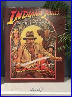 1984 Indiana Jones Temple of Doom Smuckers Advertising Store Display Very RARE