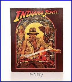 1984 Indiana Jones Temple of Doom Smuckers Advertising Store Display Very RARE