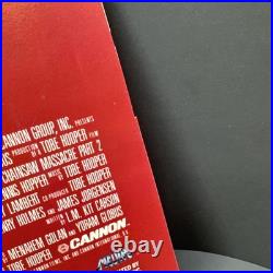1986 Texas Chainsaw Massacre 2 Leatherface 3D VHS Video Store Promo Display RARE