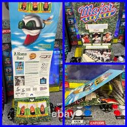 1989 Major League Movie Video Store Countertop Fold-Out Promo RARE VHS Display