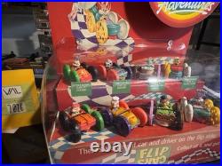 1990 RARE McDONALD'S HAPPY MEAL TINY TOON ADVENTURES FLIP CARS STORE DISPLAY