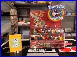 1990 RARE McDONALD'S HAPPY MEAL TINY TOON ADVENTURES FLIP CARS STORE DISPLAY