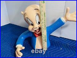 1990s Warner Brothers Store Display Porky Pig Bust Lifesize Statue 14 Rare