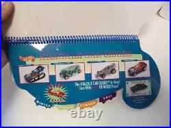 1995 Mattel HOT WHEELS Shelf Talker Store Display Book Featuring Camaro TH -RARE