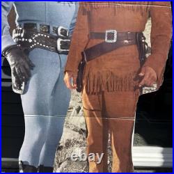 1996 Lone Ranger Tonto Life Size Cardboard Standee Store Display Rare 6ft VTG