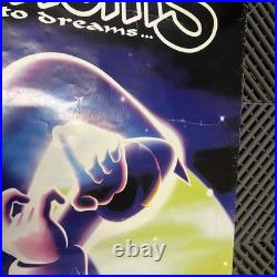 1996 Rare Original Sega Saturn Nights Into Dreams Sonic Poster Store Display