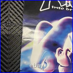 1996 Rare Original Sega Saturn Nights Into Dreams Sonic Poster Store Display