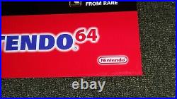 1999 Donkey Kong 64 Nintendo 64 N64 Prototype Store Foam Display Kiosk RARE