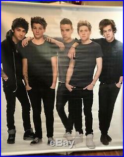 1D Rare One Direction Lifesize Promotional Display Collectible Vinyl Poster Roll